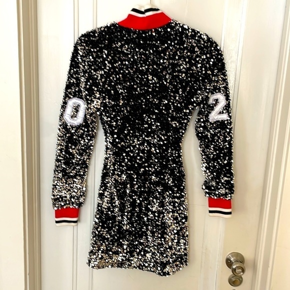 Shane Justin NWOT Sparkle Sporty Runway‎ Mini Size XS - Picture 6 of 9